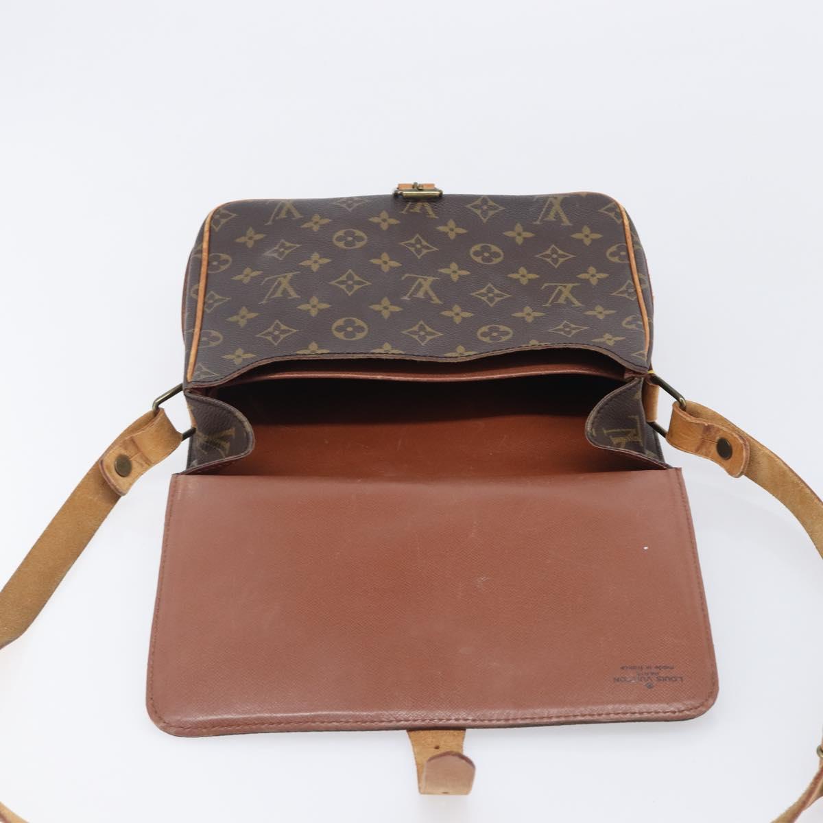 LOUIS VUITTON Monogram Cartouchiere GM Shoulder Bag M51252 LV Auth ep16505