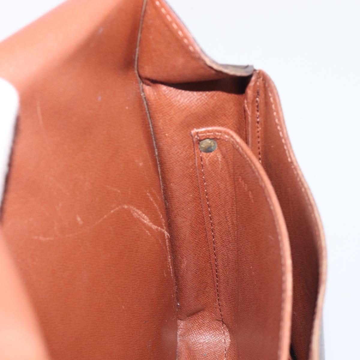 LOUIS VUITTON Monogram Cartouchiere GM Shoulder Bag M51252 LV Auth ep16505