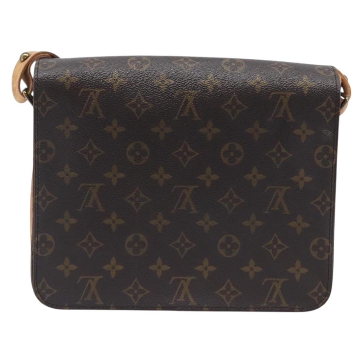 LOUIS VUITTON Monogram Cartouchiere GM Shoulder Bag M51252 LV Auth ep16505