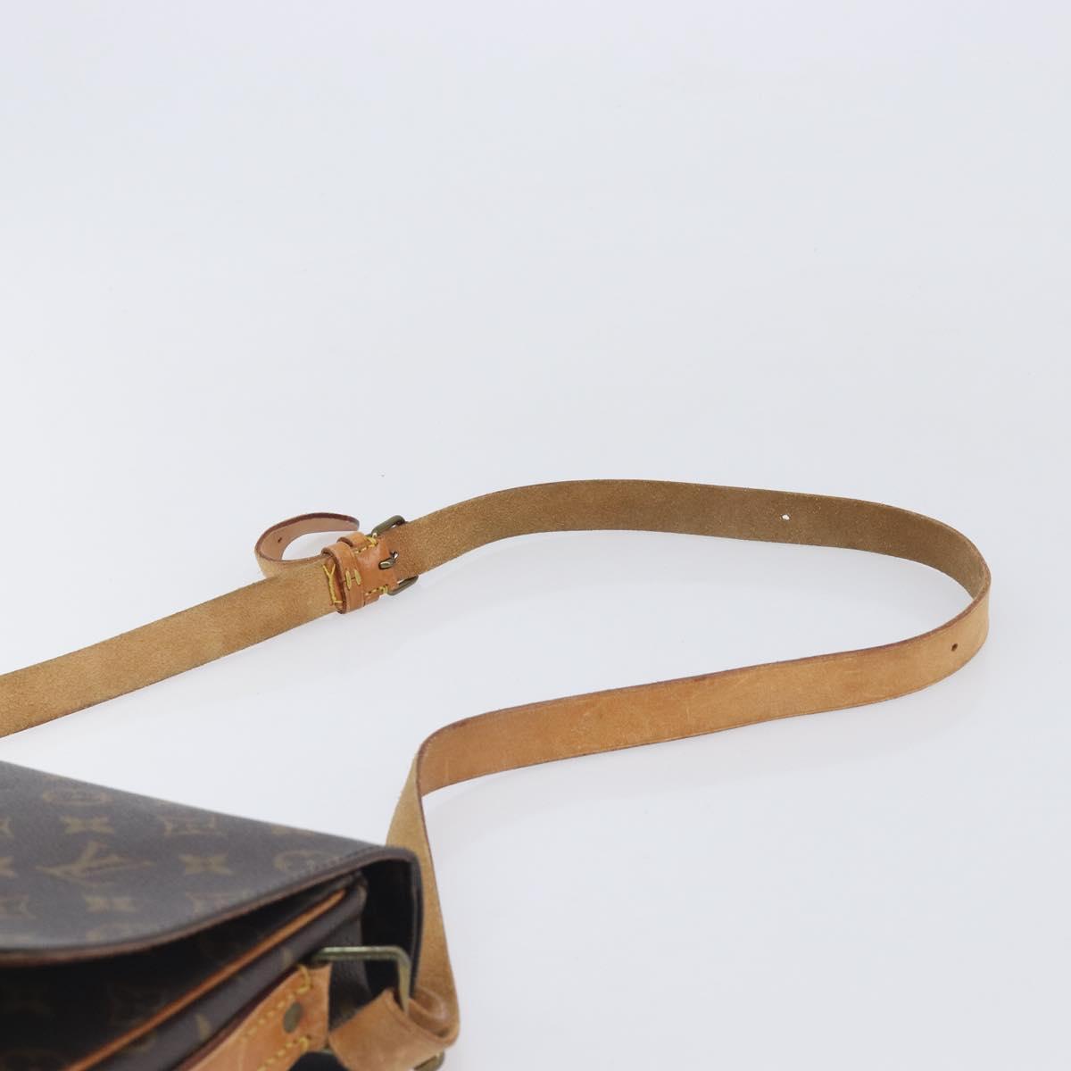 LOUIS VUITTON Monogram Cartouchiere GM Shoulder Bag M51252 LV Auth ep16505