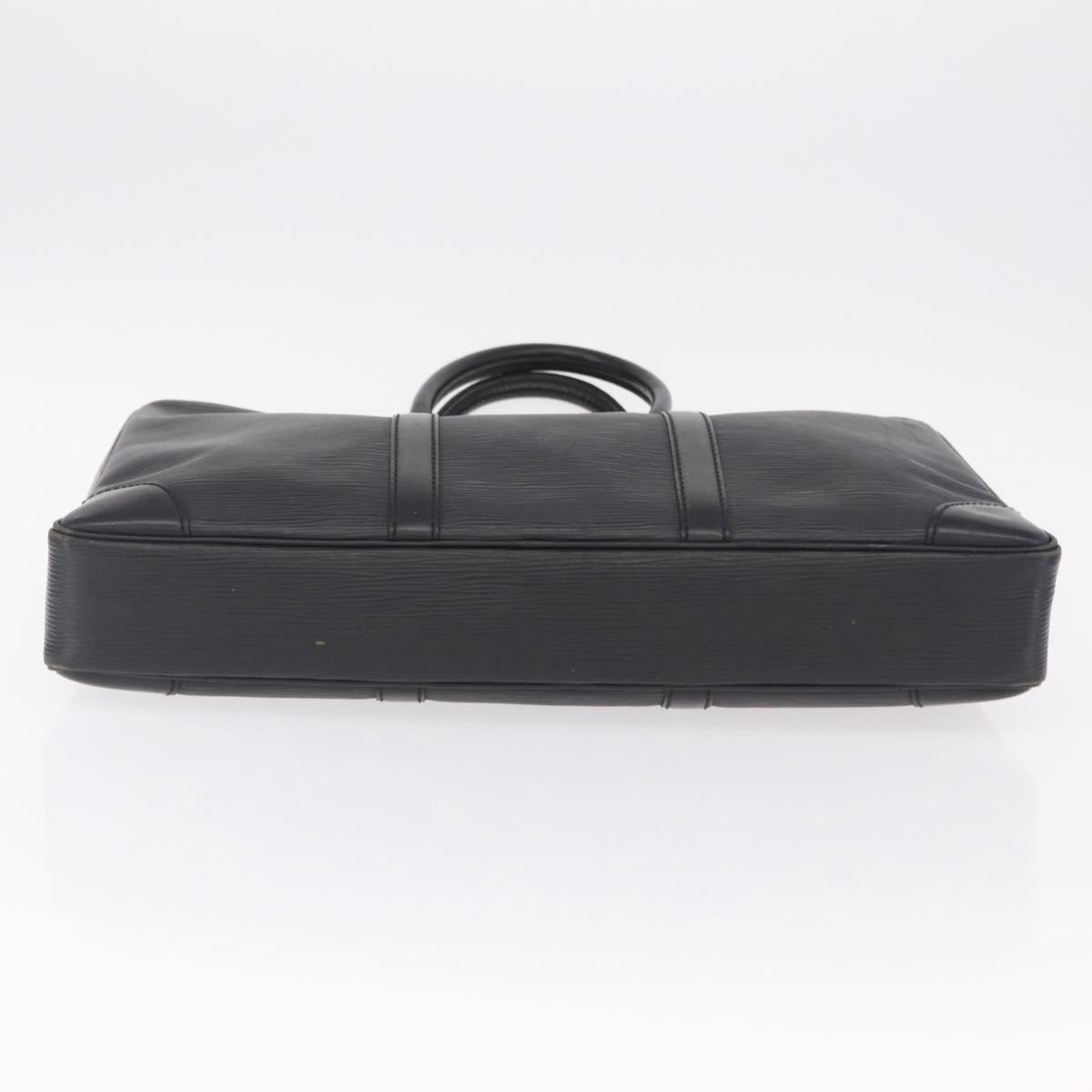 LOUIS VUITTON Epi Porte Documents Voyage Bag Black M40321 LV Auth ep16509