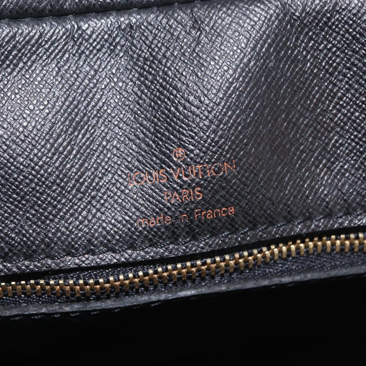 LOUIS VUITTON Epi Porte Documents Voyage Bag Black M40321 LV Auth ep16509