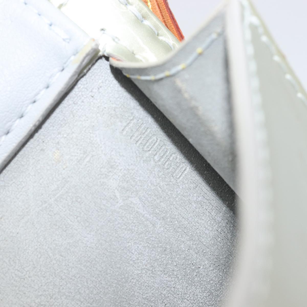 LOUIS VUITTON Monogram Vernis Motto Accessory Pouch Gris M91030 LV Auth ep16516A