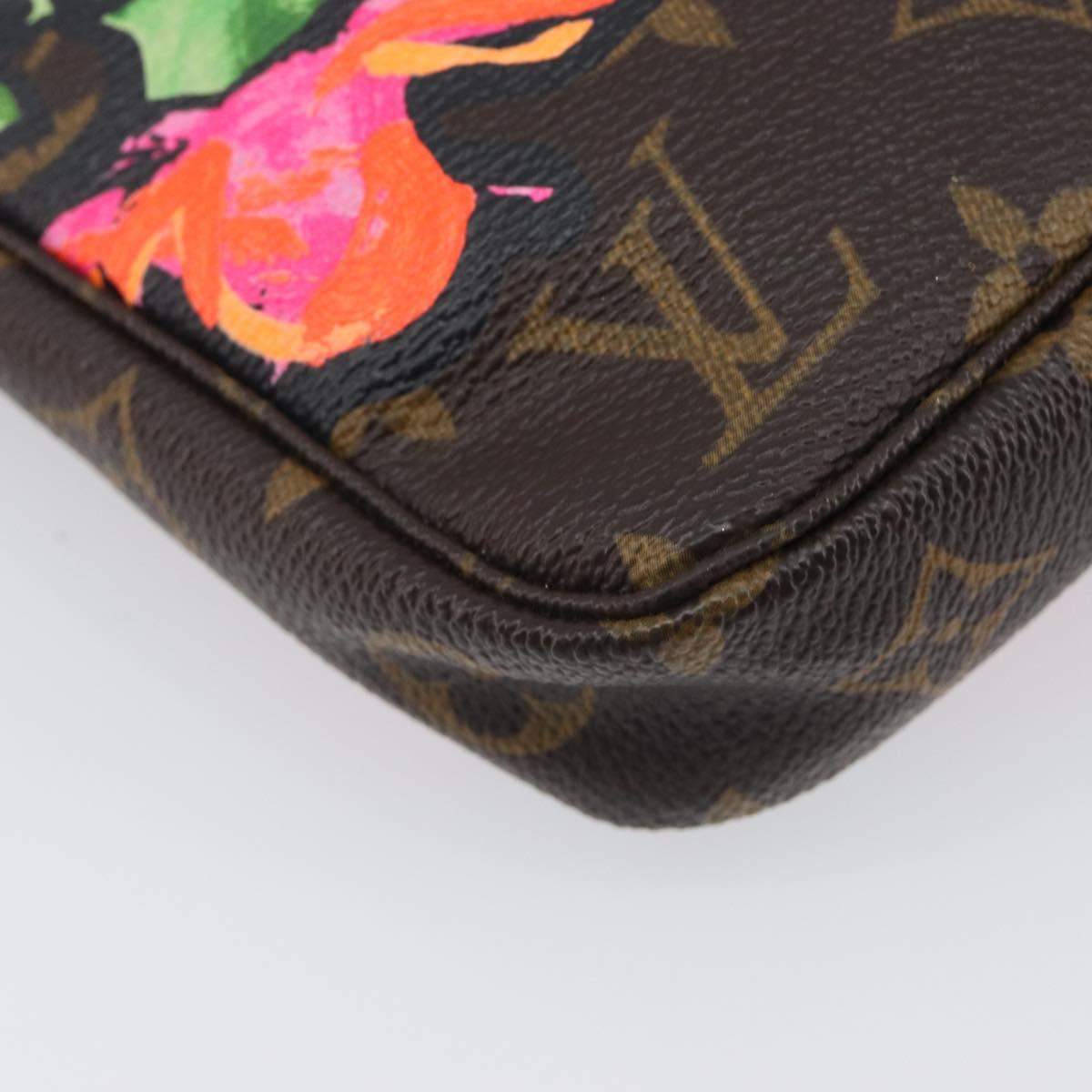LOUIS VUITTON Monogram Rose Pochette Accessoires Pouch M48615 LV Auth ep16519V
