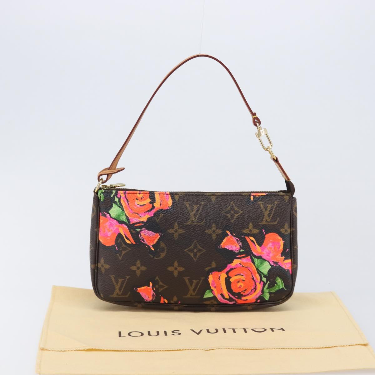 LOUIS VUITTON Monogram Rose Pochette Accessoires Pouch M48615 LV Auth ep16519V
