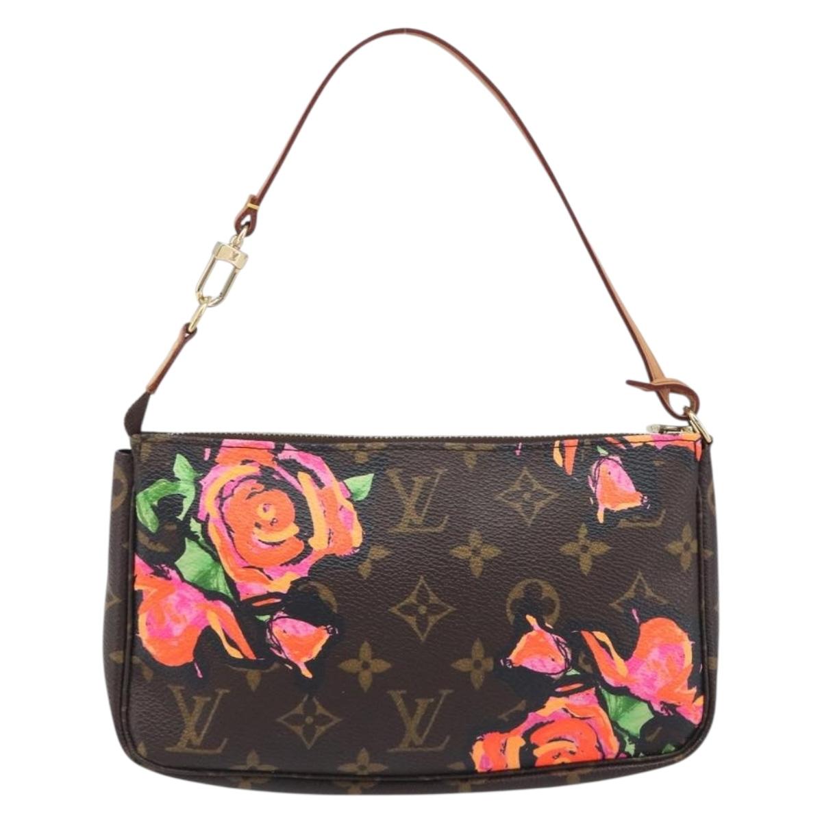 LOUIS VUITTON Monogram Rose Pochette Accessoires Pouch M48615 LV Auth ep16519V