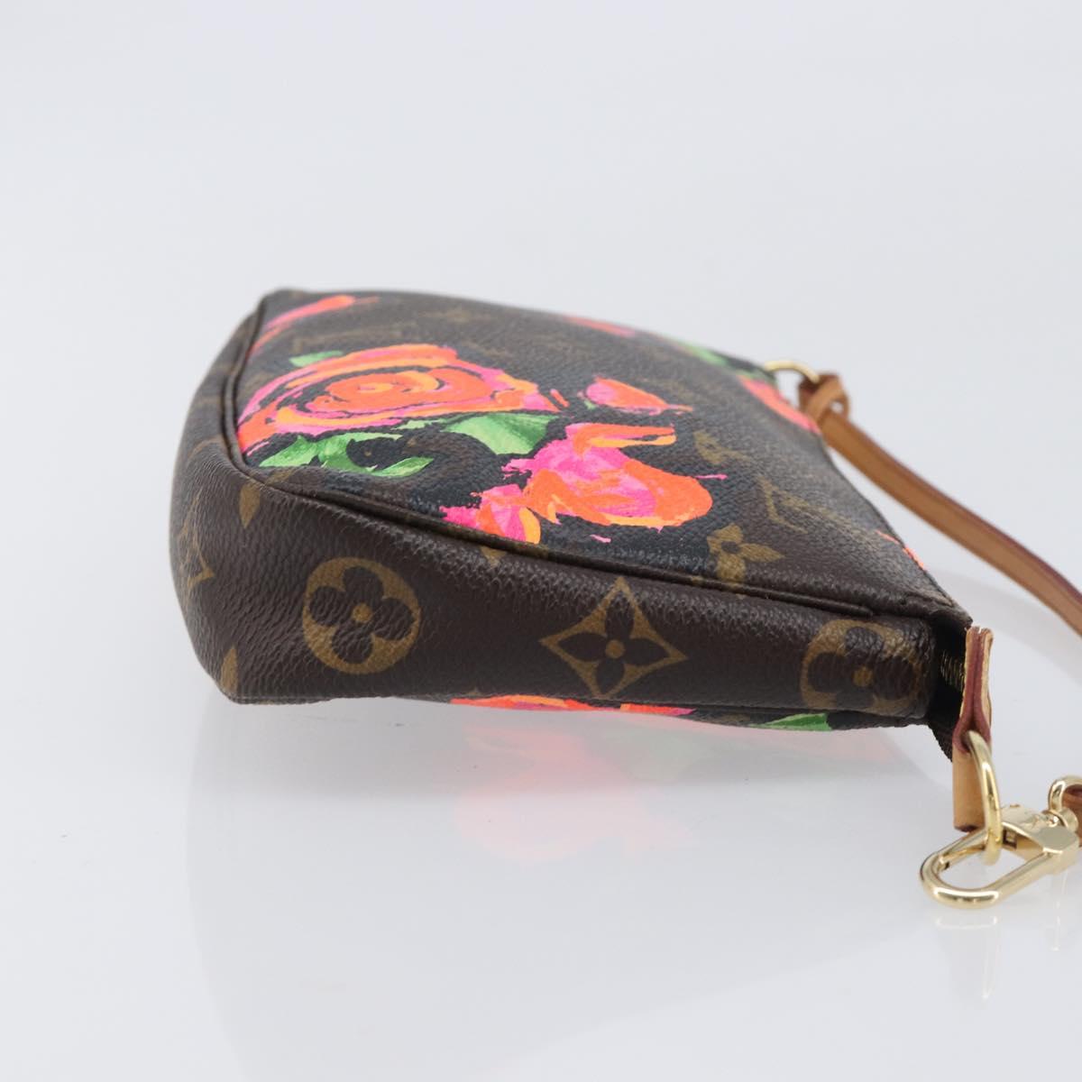 LOUIS VUITTON Monogram Rose Pochette Accessoires Pouch M48615 LV Auth ep16519V