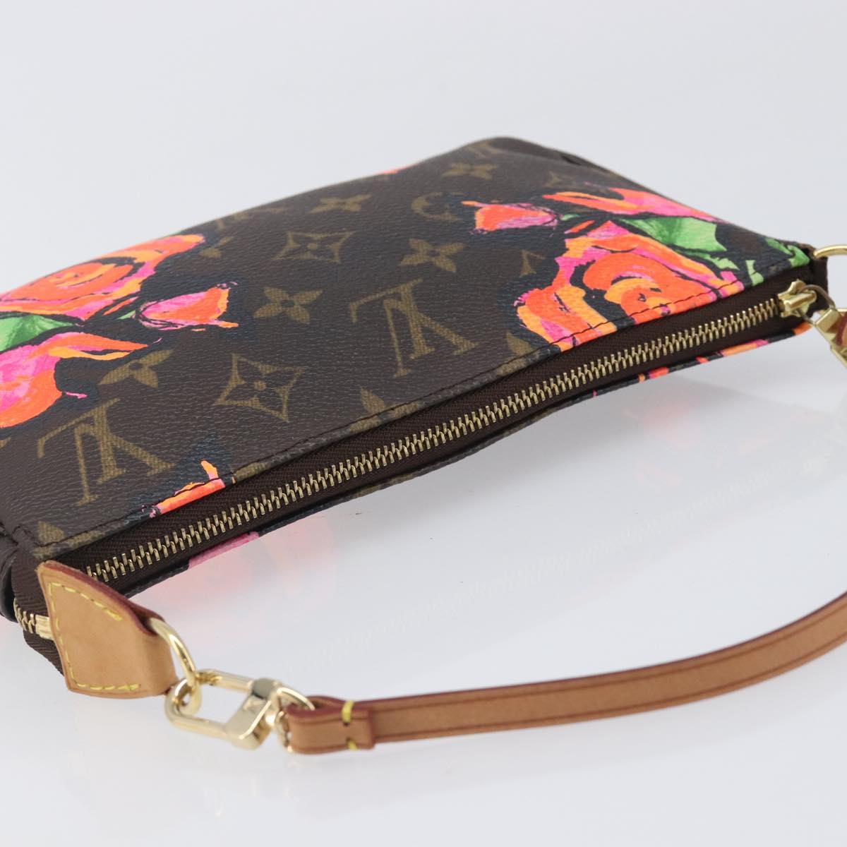 LOUIS VUITTON Monogram Rose Pochette Accessoires Pouch M48615 LV Auth ep16519V