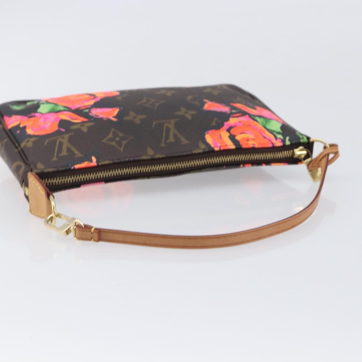 LOUIS VUITTON Monogram Rose Pochette Accessoires Pouch M48615 LV Auth ep16519V