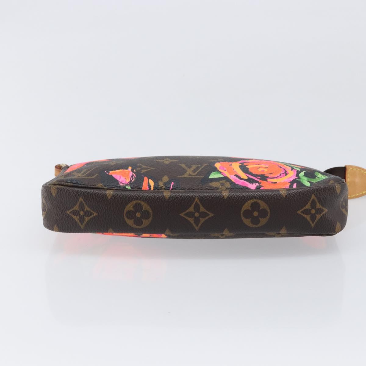 LOUIS VUITTON Monogram Rose Pochette Accessoires Pouch M48615 LV Auth ep16519V