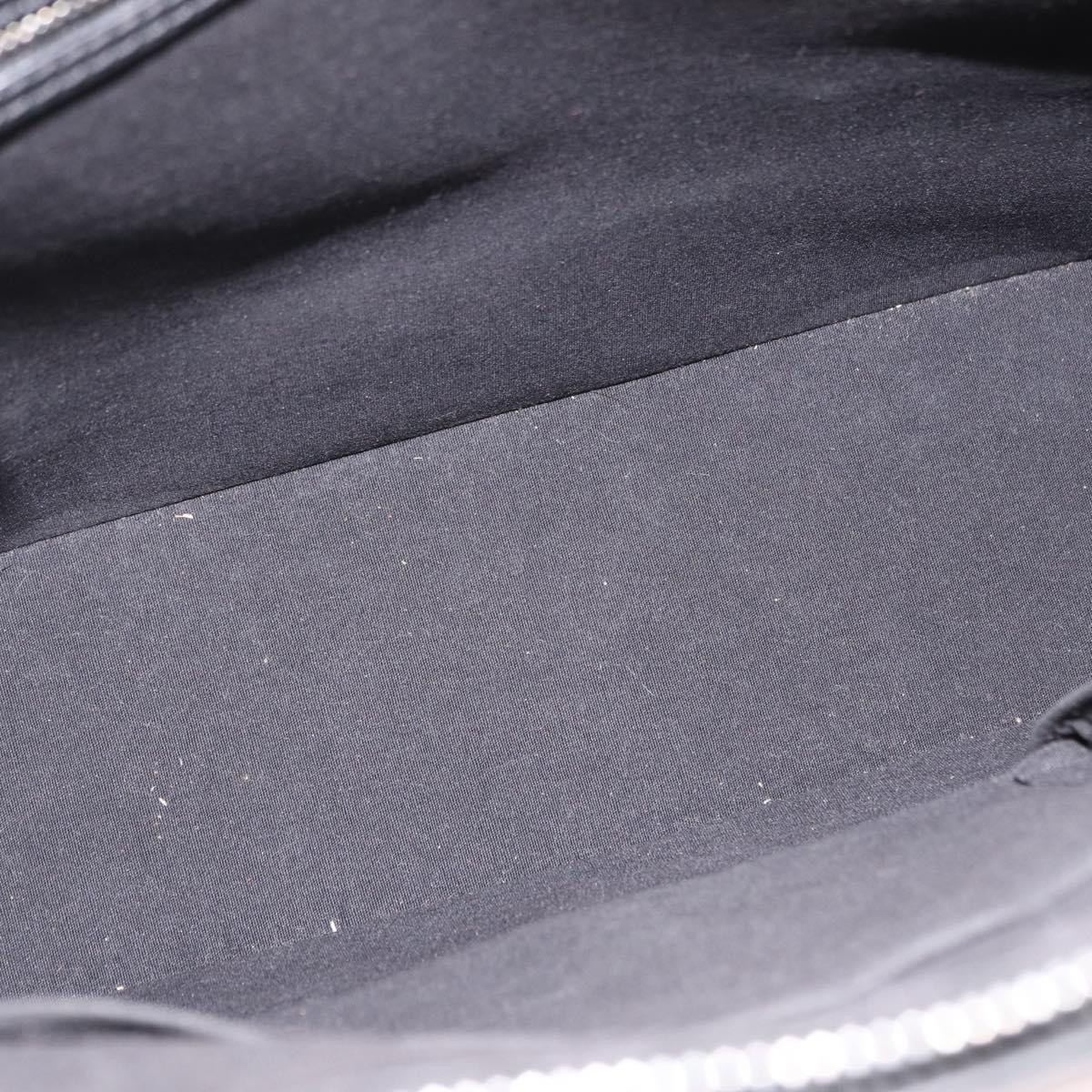 LOUIS VUITTON Monogram Mat Stockton Hand Bag Black M55115 LV Auth ep16521