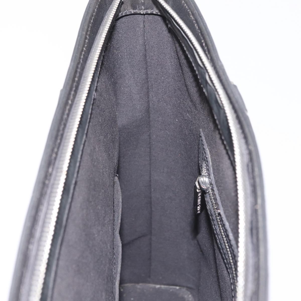 LOUIS VUITTON Monogram Mat Stockton Hand Bag Black M55115 LV Auth ep16521
