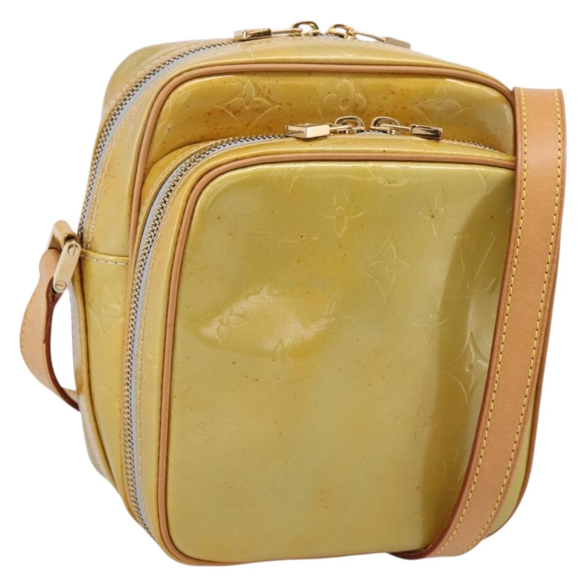 LOUIS VUITTON Monogram Vernis Wooster Shoulder Bag Gris M91036 LV Auth ep16527A