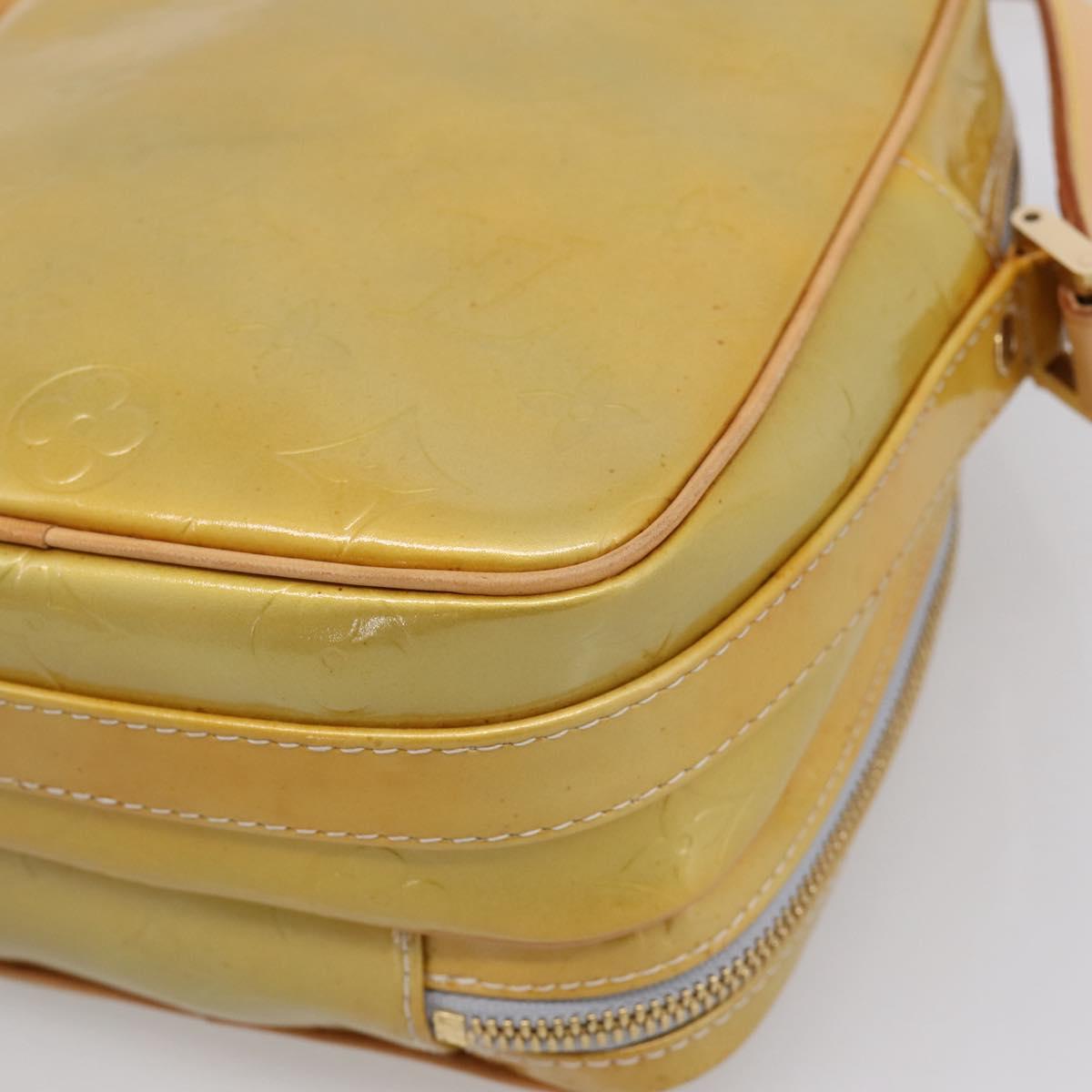 LOUIS VUITTON Monogram Vernis Wooster Shoulder Bag Gris M91036 LV Auth ep16527A