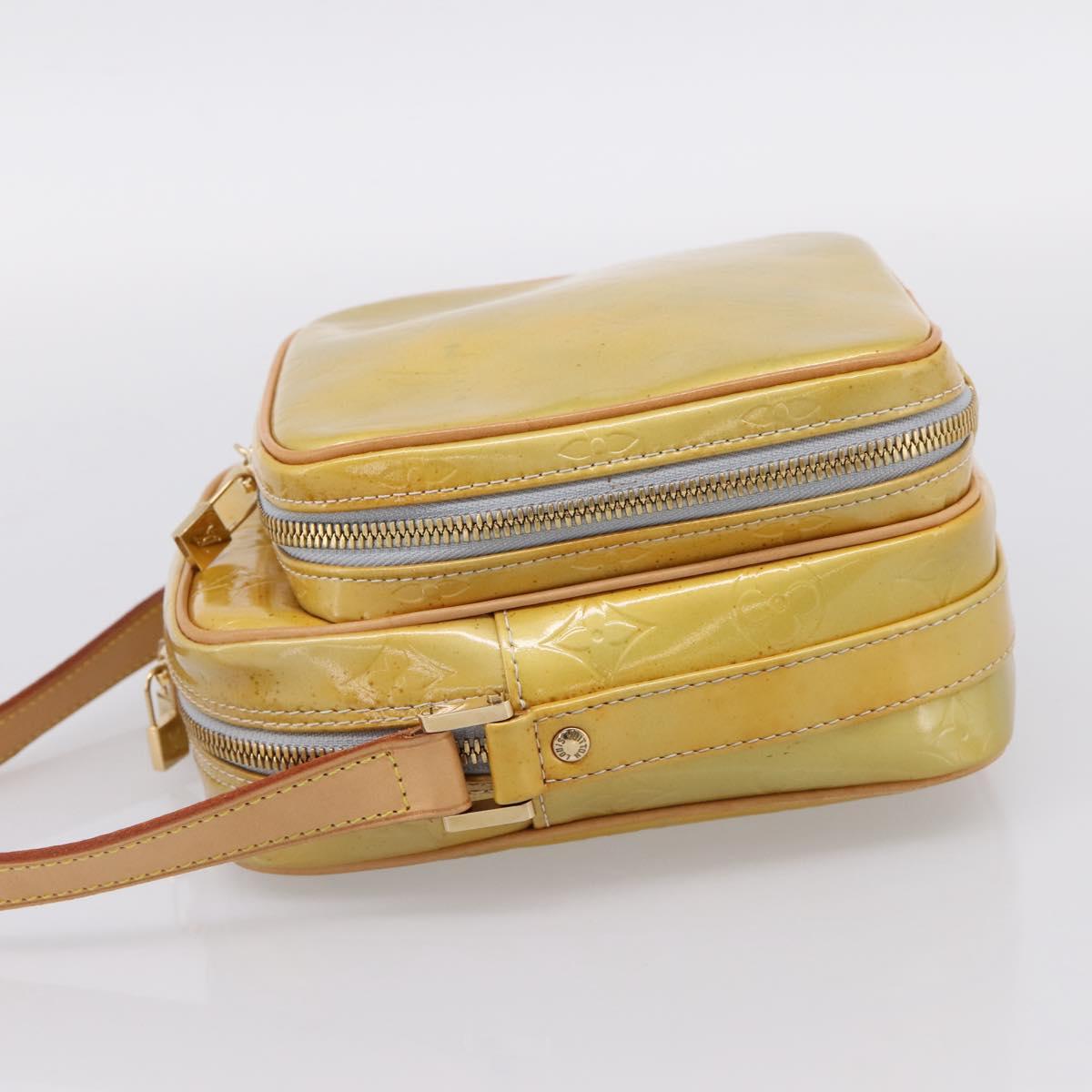 LOUIS VUITTON Monogram Vernis Wooster Shoulder Bag Gris M91036 LV Auth ep16527A
