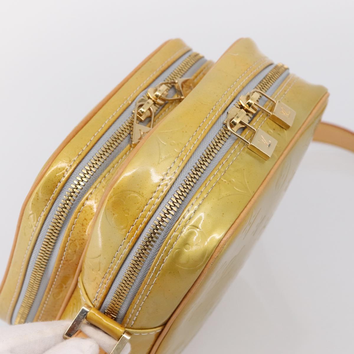 LOUIS VUITTON Monogram Vernis Wooster Shoulder Bag Gris M91036 LV Auth ep16527A