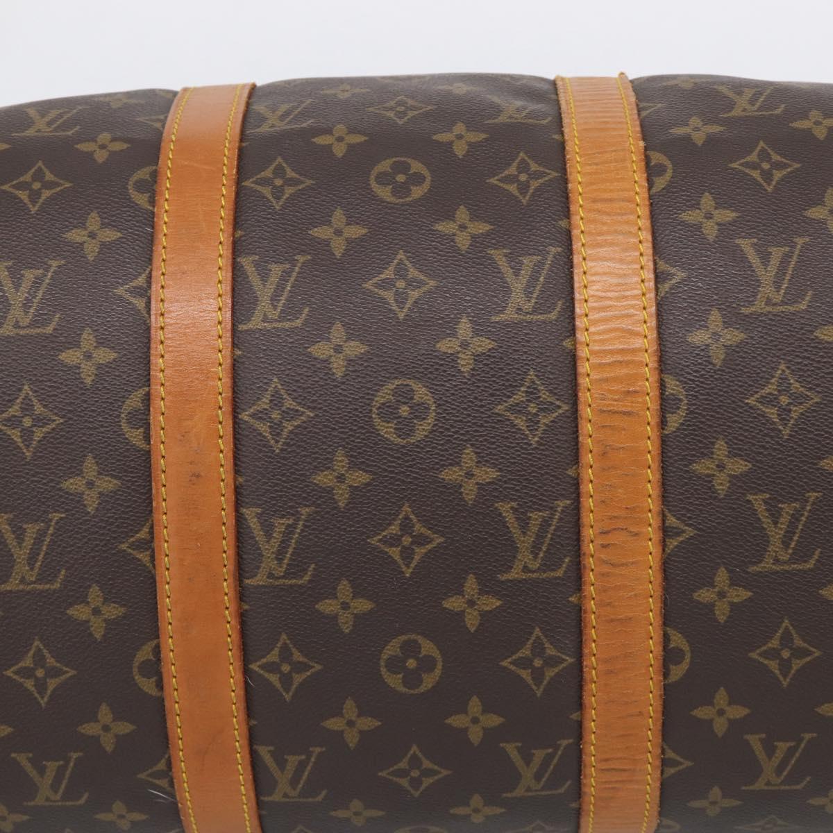 LOUIS VUITTON Monogram Keepall Bandouliere 50 Boston Bag M41416 LV Auth ep16532