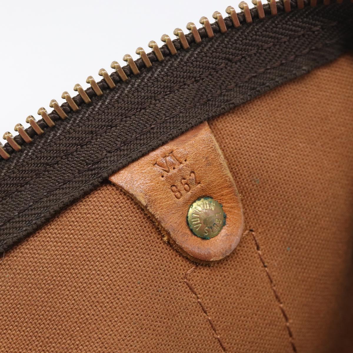 LOUIS VUITTON Monogram Keepall Bandouliere 50 Boston Bag M41416 LV Auth ep16532