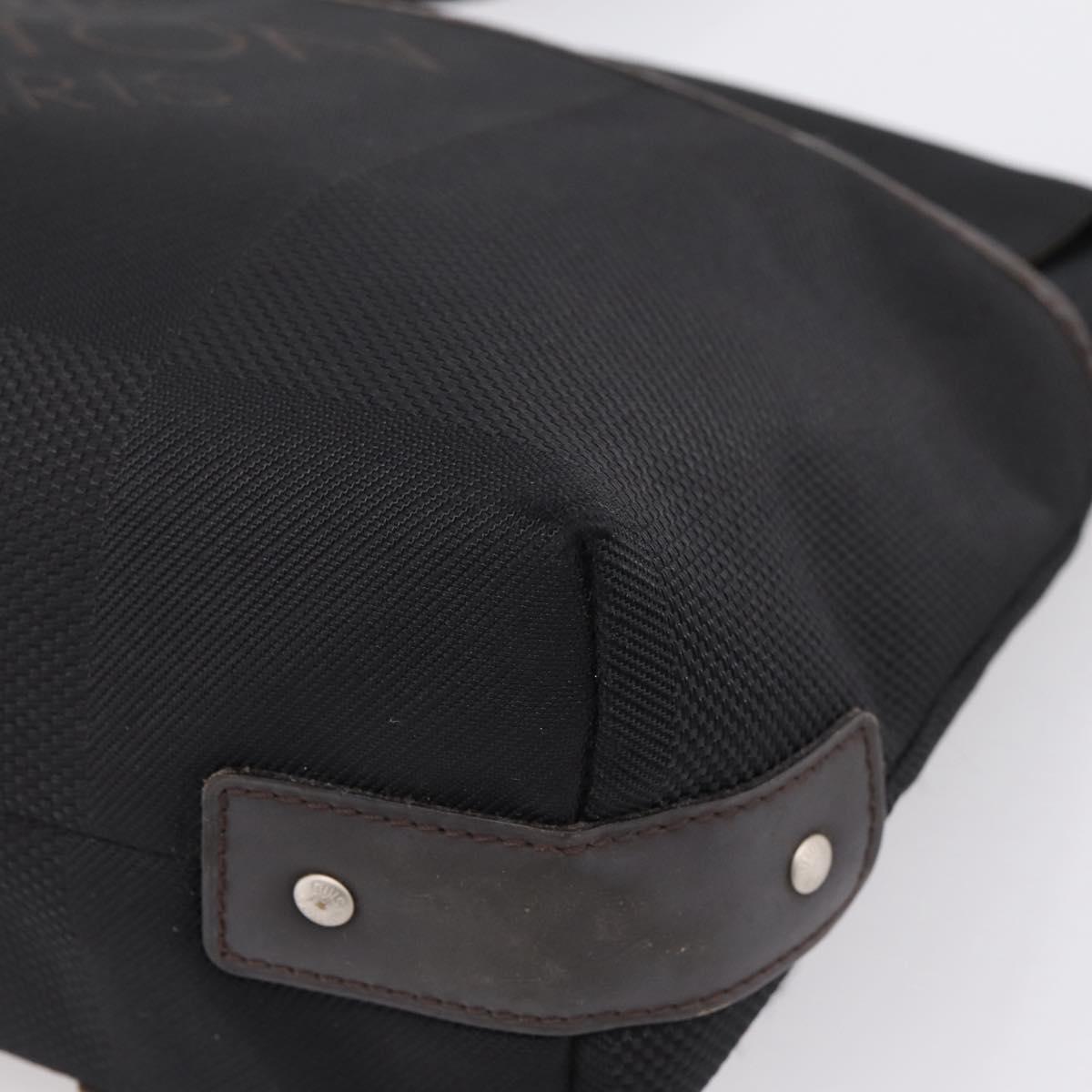 LOUIS VUITTON Damier Geant Petite Message Bag Black M93618 LV Auth ep16537