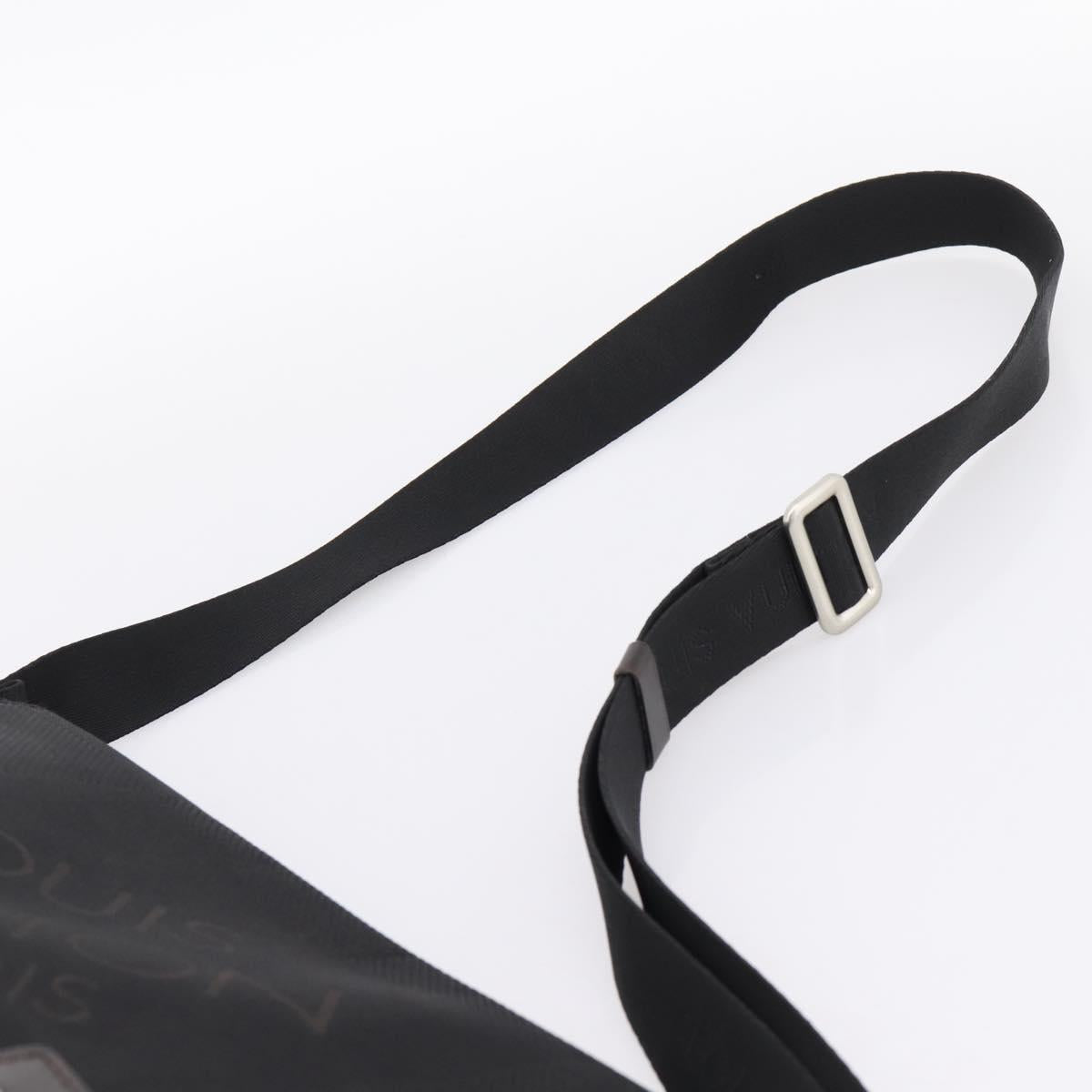 LOUIS VUITTON Damier Geant Petite Message Bag Black M93618 LV Auth ep16537