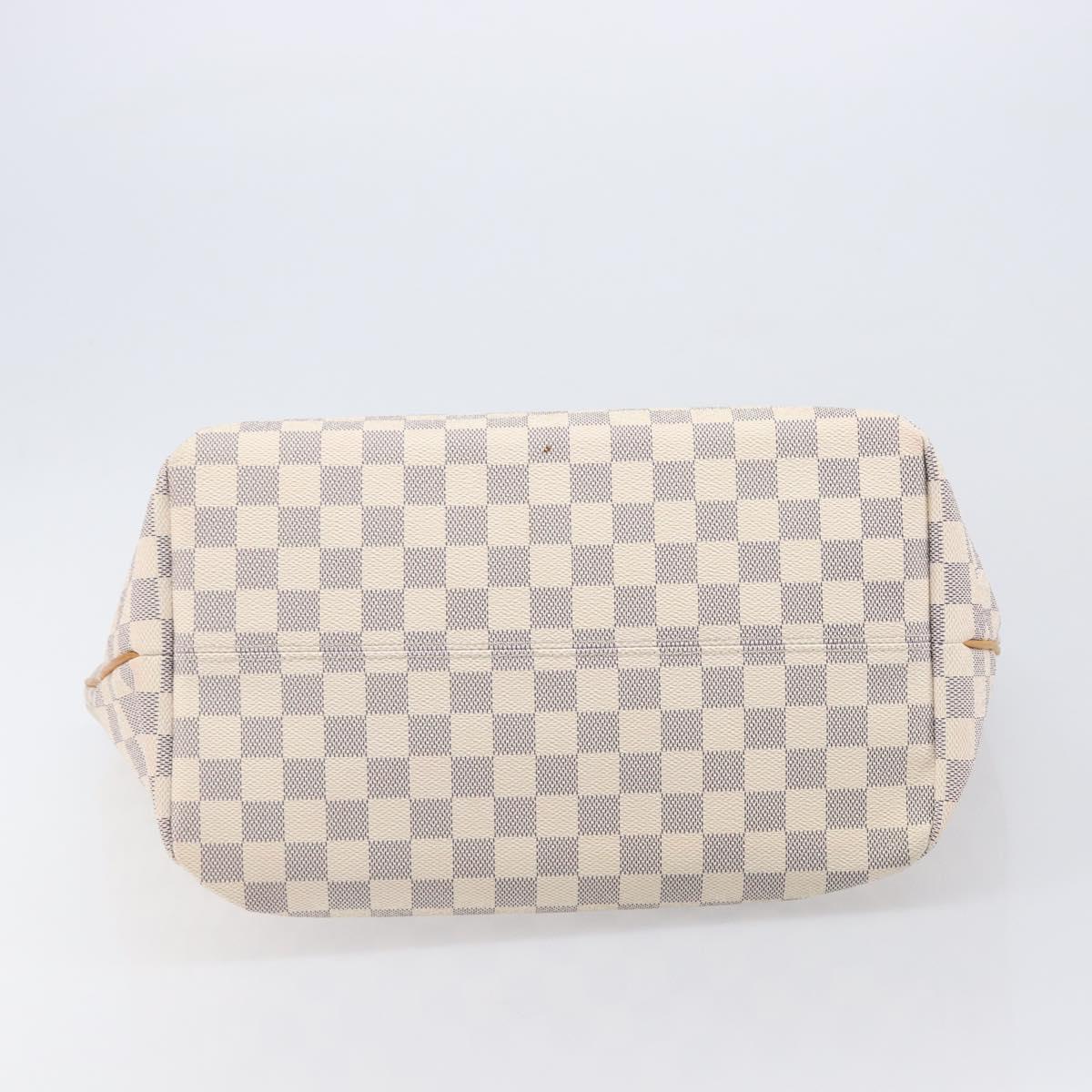 LOUIS VUITTON Damier Azur Plan Soleil Cabas PM Tote Bag N41179 LV Auth ep16538V
