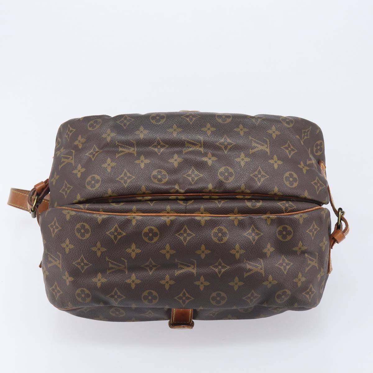LOUIS VUITTON Monogram Saumur 35 Shoulder Bag M42254 LV Auth ep16543