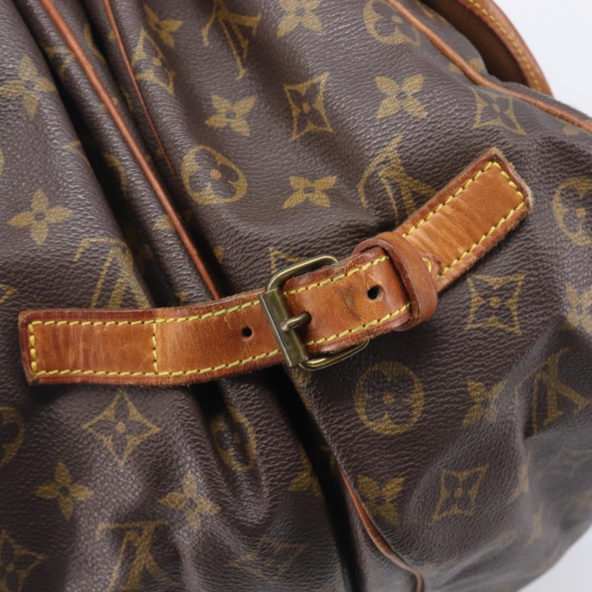 LOUIS VUITTON Monogram Saumur 35 Shoulder Bag M42254 LV Auth ep16543