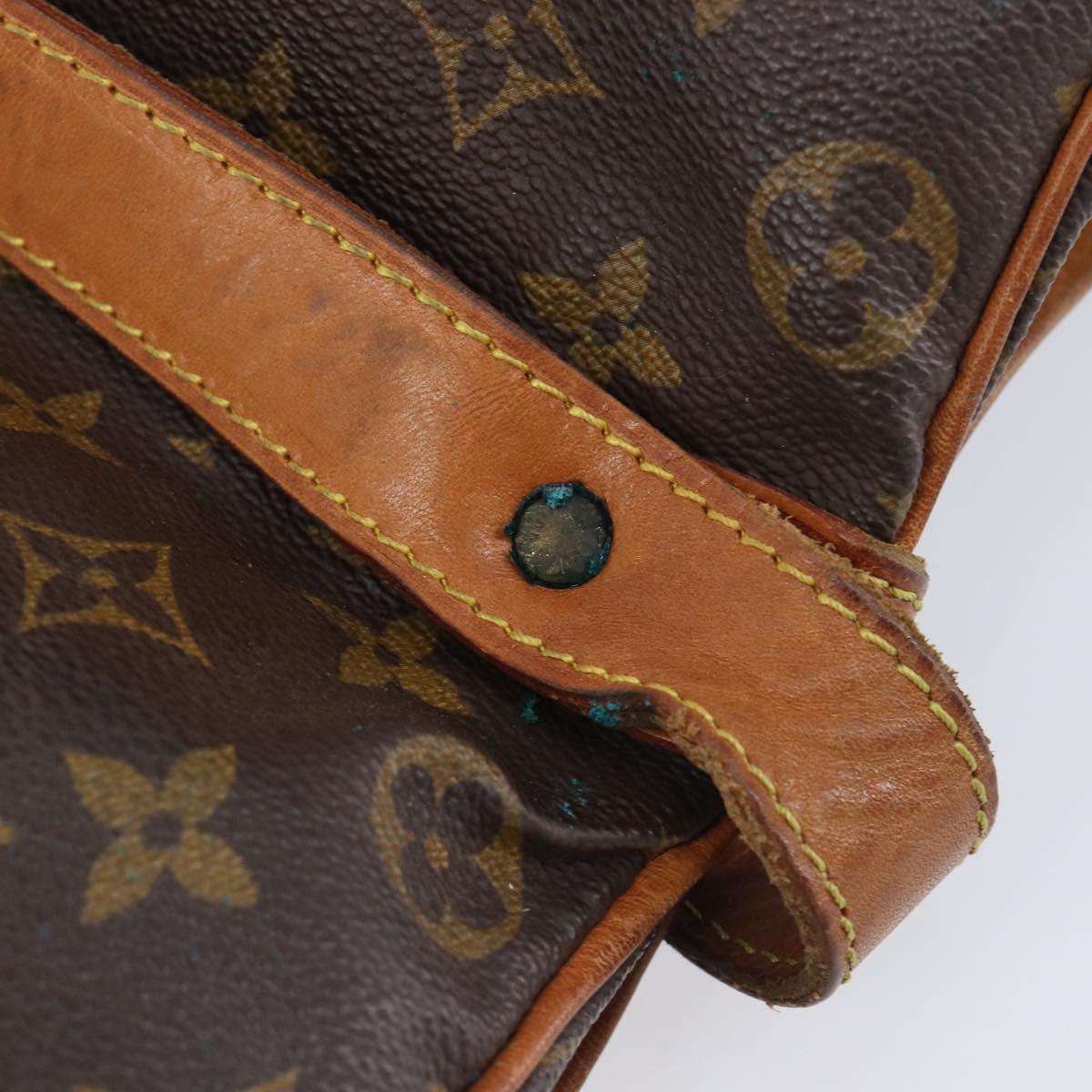 LOUIS VUITTON Monogram Saumur 35 Shoulder Bag M42254 LV Auth ep16543