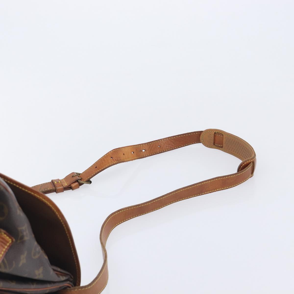 LOUIS VUITTON Monogram Saumur 35 Shoulder Bag M42254 LV Auth ep16543