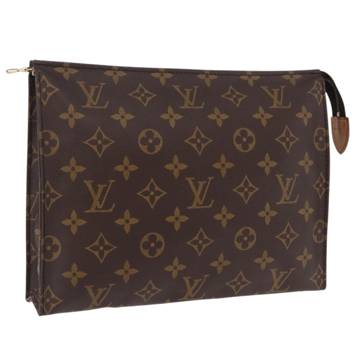 LOUIS VUITTON Monogram Poche Toilette 26 Pouch M47542 LV Auth ep16547A