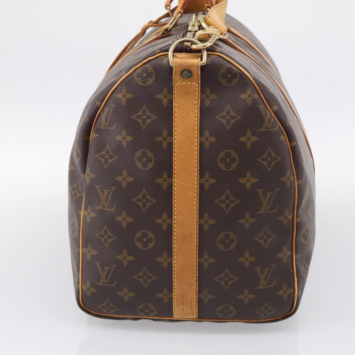 LOUIS VUITTON Monogram Keepall Bandouliere 50 Boston Bag M41416 LV Auth ep16549A