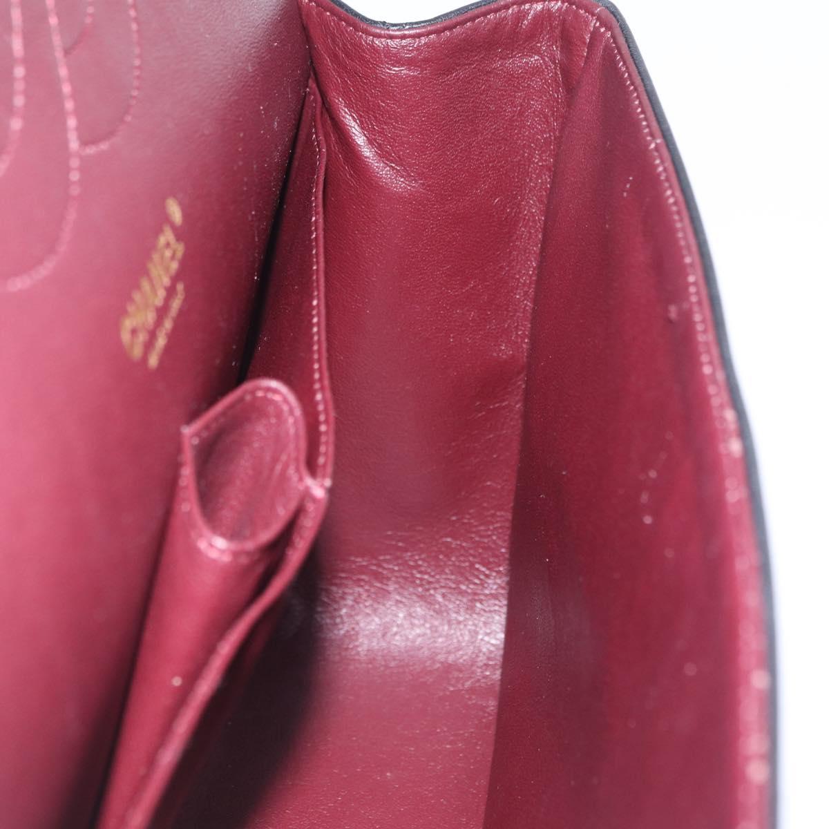 CHANEL Matelasse 30 Double Flap Chain Shoulder Bag Lamb Skin Auth ep16551SAM