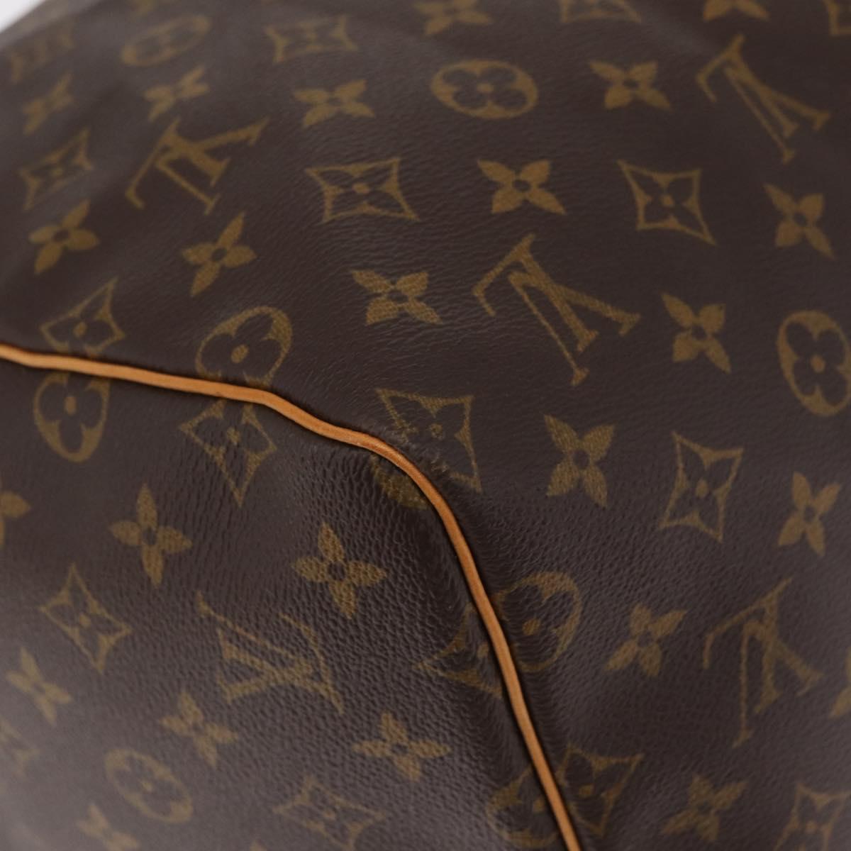 LOUIS VUITTON Monogram Keepall 55 Boston Bag M41424 LV Auth ep16563V