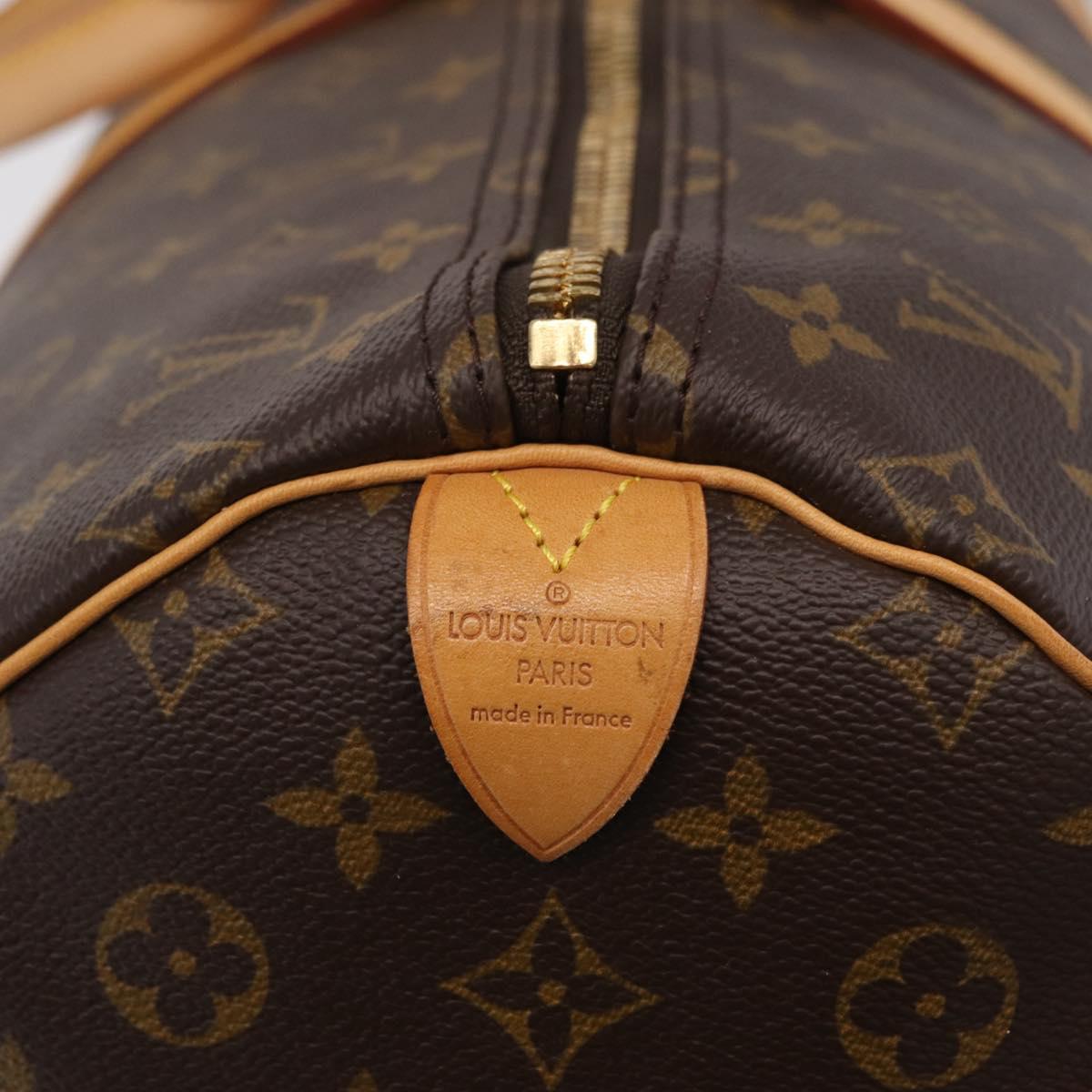 LOUIS VUITTON Monogram Keepall 55 Boston Bag M41424 LV Auth ep16563V