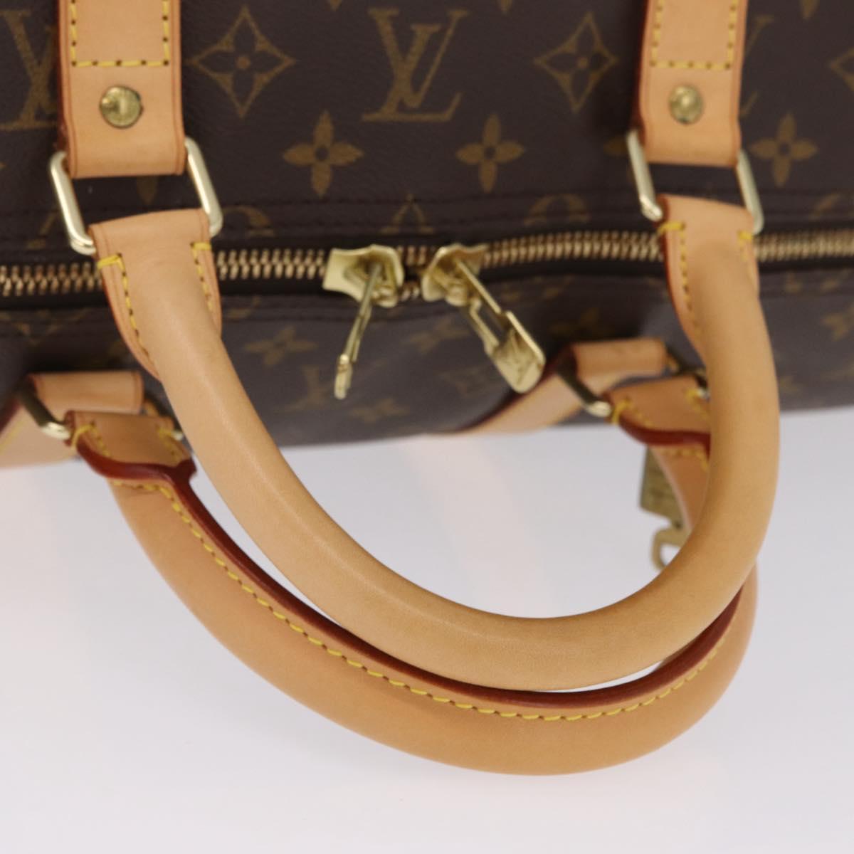 LOUIS VUITTON Monogram Keepall 55 Boston Bag M41424 LV Auth ep16563V