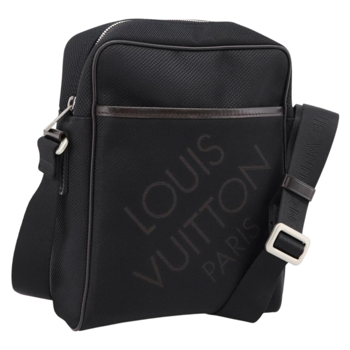 LOUIS VUITTON Damier Geant Sitadan NM Shoulder Bag Black M93223 LV Auth ep16575V