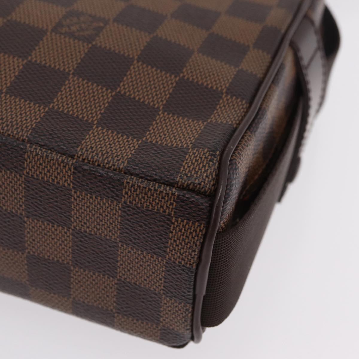 LOUIS VUITTON Damier Ebene Olaf PM Shoulder Bag N41442 LV Auth ep16581V
