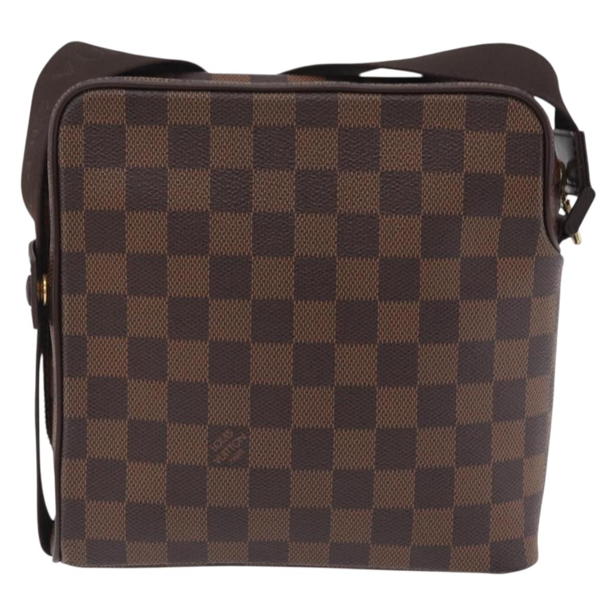 LOUIS VUITTON Damier Ebene Olaf PM Shoulder Bag N41442 LV Auth ep16581V