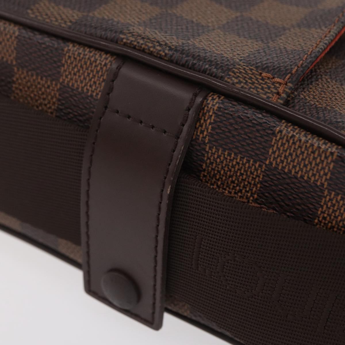 LOUIS VUITTON Damier Ebene Olaf PM Shoulder Bag N41442 LV Auth ep16581V