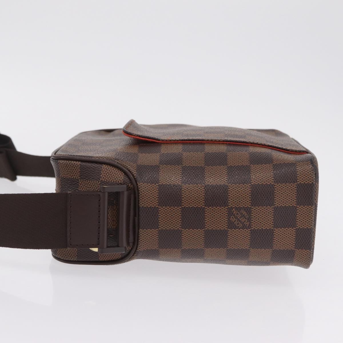 LOUIS VUITTON Damier Ebene Olaf PM Shoulder Bag N41442 LV Auth ep16581V
