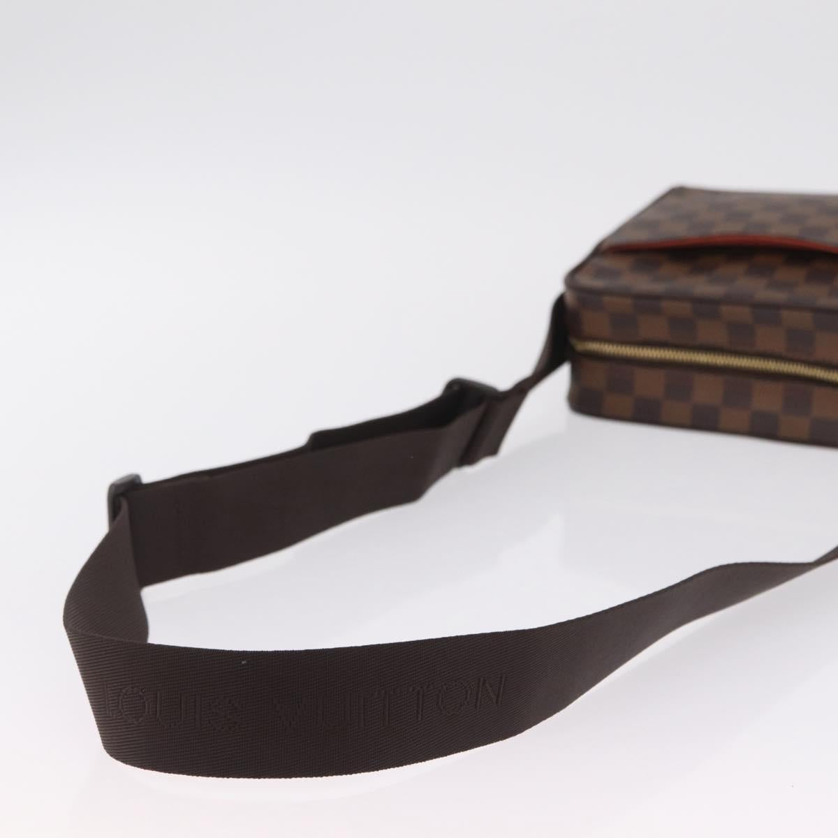 LOUIS VUITTON Damier Ebene Olaf PM Shoulder Bag N41442 LV Auth ep16581V