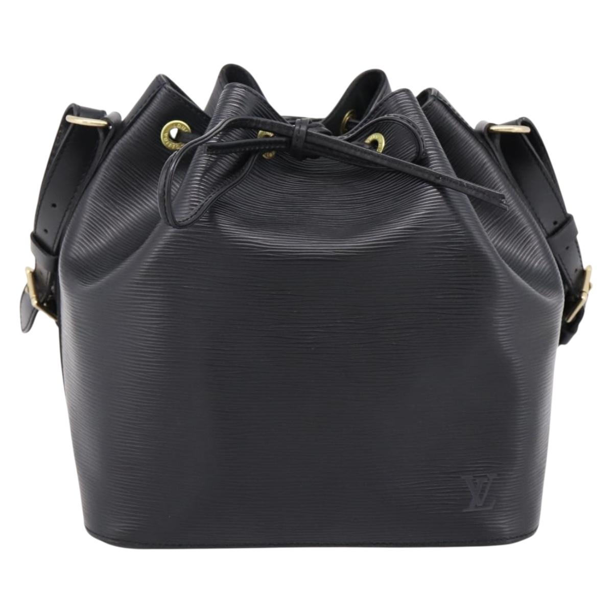 LOUIS VUITTON Epi Petit Noe Shoulder Bag Black M44102 LV Auth ep16601V