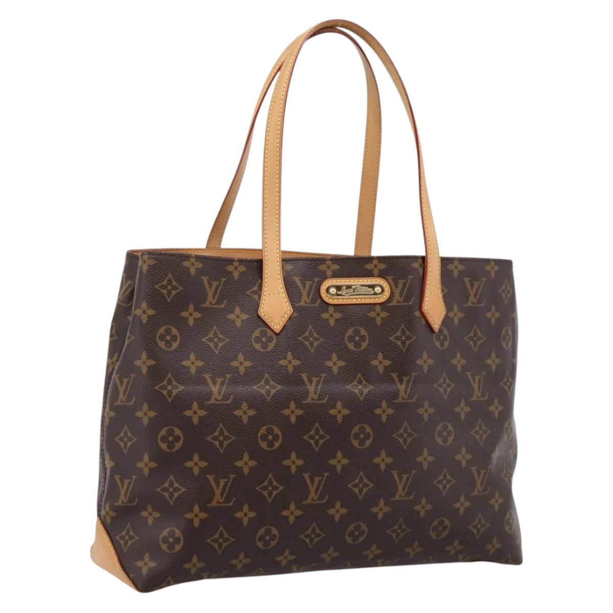 LOUIS VUITTON Monogram Wilshire MM Hand Bag M45644 LV Auth ep16608V