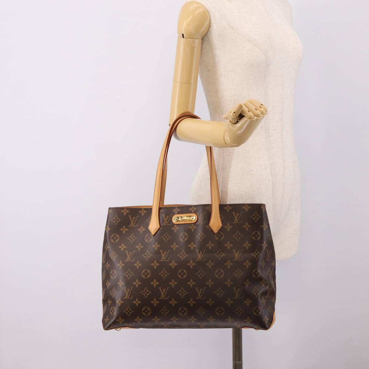 LOUIS VUITTON Monogram Wilshire MM Hand Bag M45644 LV Auth ep16608V