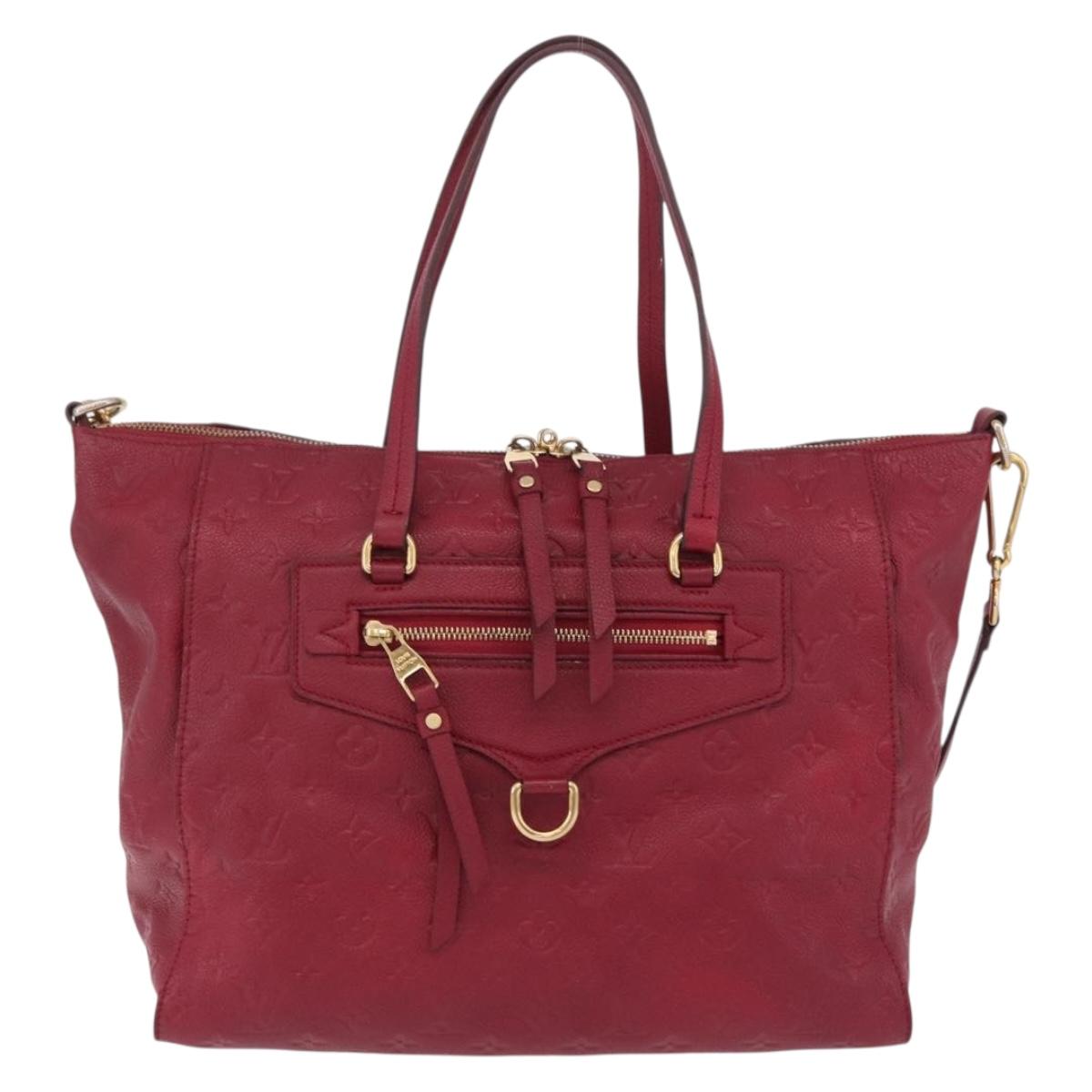 LOUIS VUITTON Monogram Empreinte Lumineuse PM Bag Jaipur M94271 Auth ep16610V