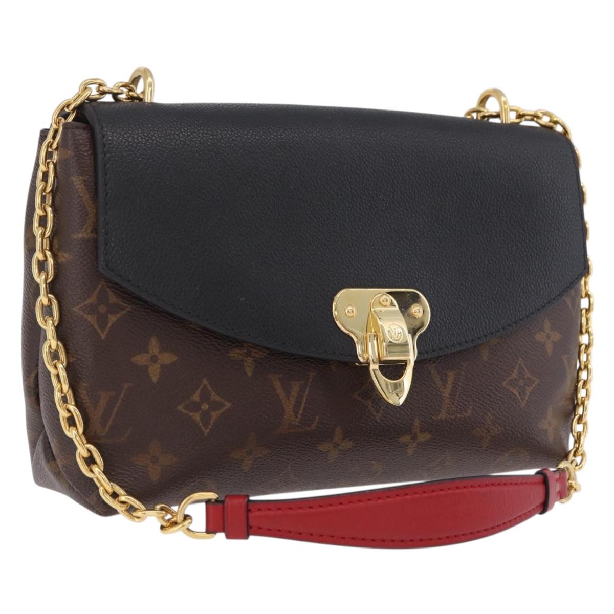 LOUIS VUITTON Monogram Sun Placide Shoulder Bag Black M43714 LV Auth ep16613V