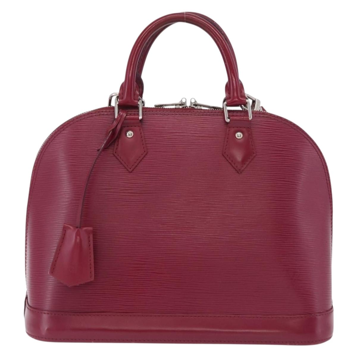 LOUIS VUITTON Epi Alma PM Hand Bag Fuchsia M40490 LV Auth ep16621A