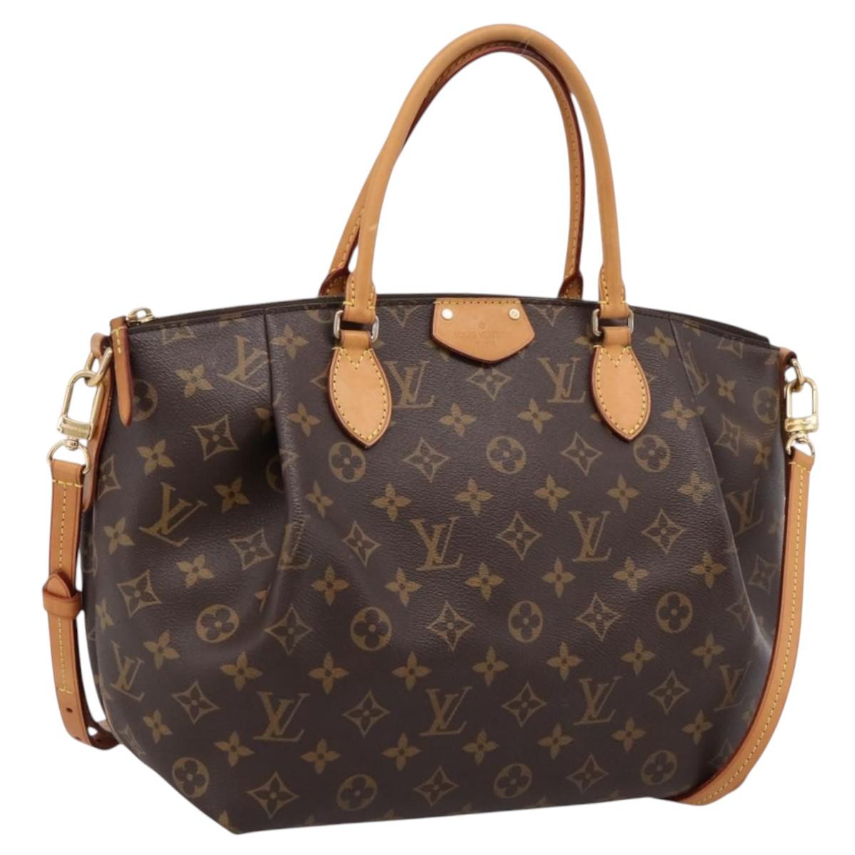 LOUIS VUITTON Monogram Turen MM Hand Bag M48814 LV Auth ep16623A