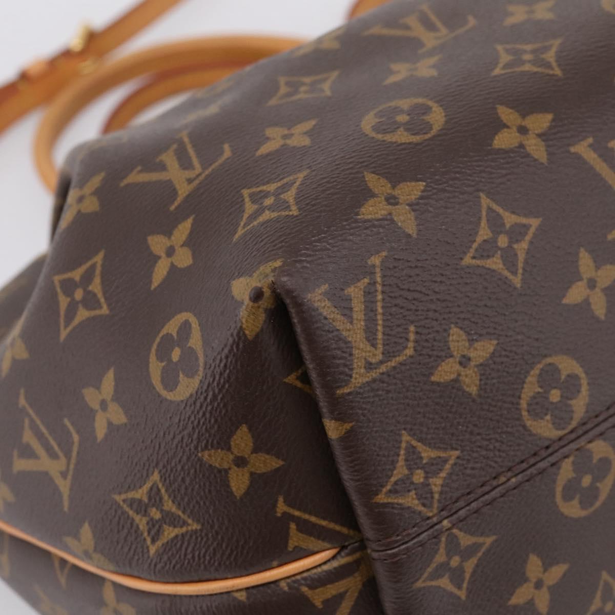 LOUIS VUITTON Monogram Turen MM Hand Bag M48814 LV Auth ep16623A