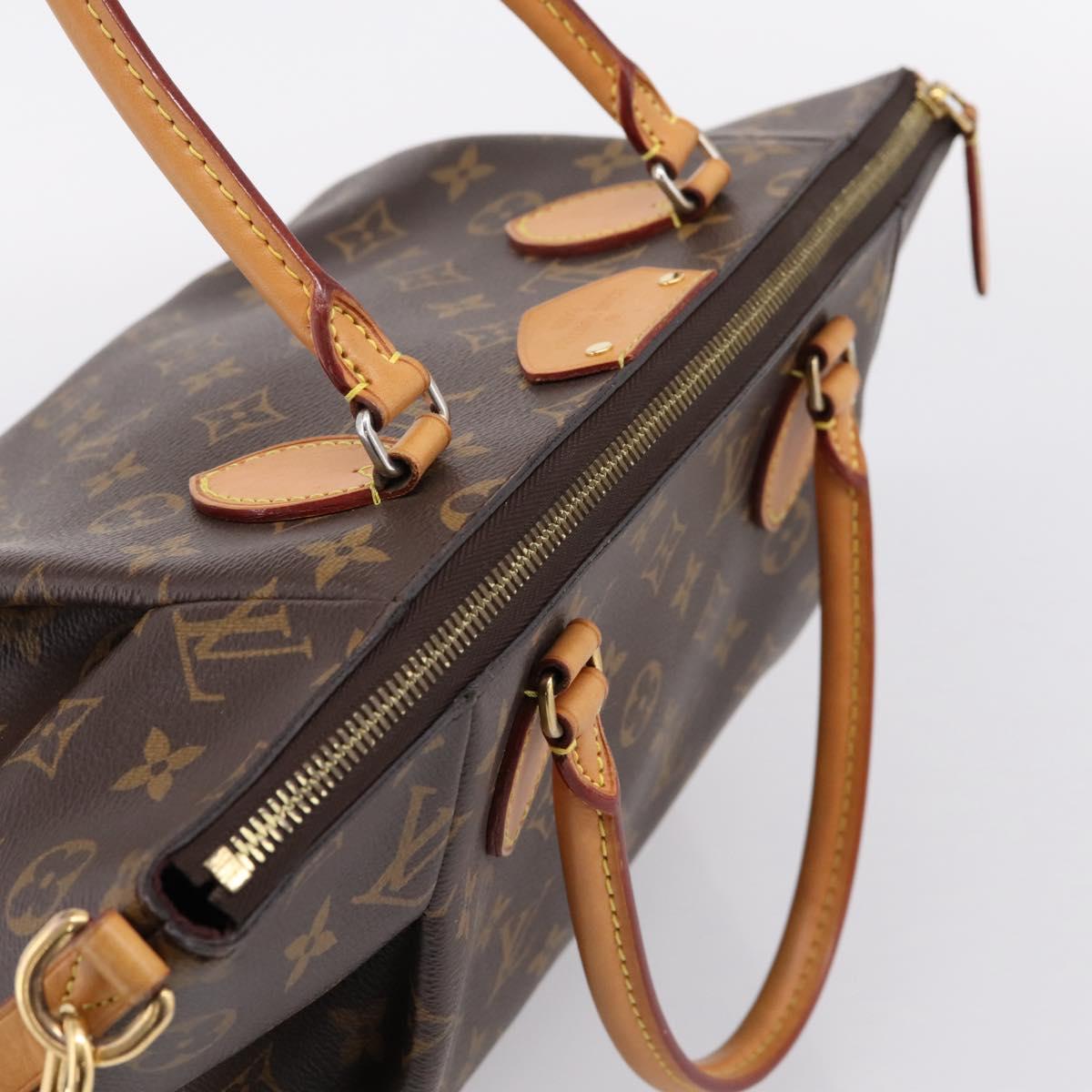 LOUIS VUITTON Monogram Turen MM Hand Bag M48814 LV Auth ep16623A
